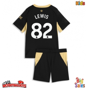 Manchester City Rico Lewis #82 Replica Away Stadium Kit for Kids 2026-27 Short Sleeve (+ pants)